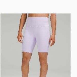 Lululemon Align High Rise Women's Lavender High-Waisted Shorts-8”